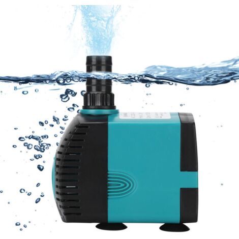 Pompe à eau submersible 450 l/h (1 pièce), mini pompe submersible 6 W, pompe à eau pour aquarium, pompe de circulation pour aquarium (1/5)