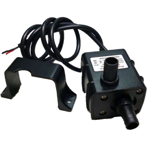 Pompe à huile ultra-silencieuse Mini DC12V sans balais étanche submersible pour fontaine et aquarium, circulation 240 L/h 5 W Hauteur de refoulement 3 mètres 060 (1/5)