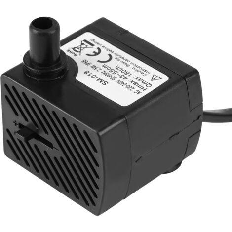 Mini pompe à eau submersible ultra silencieuse pour bassin, aquarium et fontaine (-) (1/5)