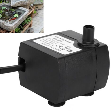 Petite pompe submersible, silencieuse et durable, pompe de fontaine pour poissons, pompe submersible 5W (prise UE 220V) (1/5)