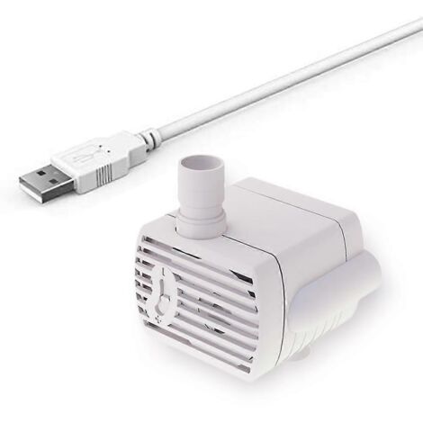 Pompe à eau ultra-silencieuse pour fontaines pour animaux, pompe à eau submersible USB 5 V CC (1/5)