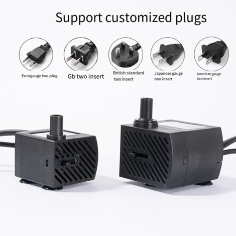 Mini pompe de fontaine submersible - avec lumière LED - 3 watts (1/5)