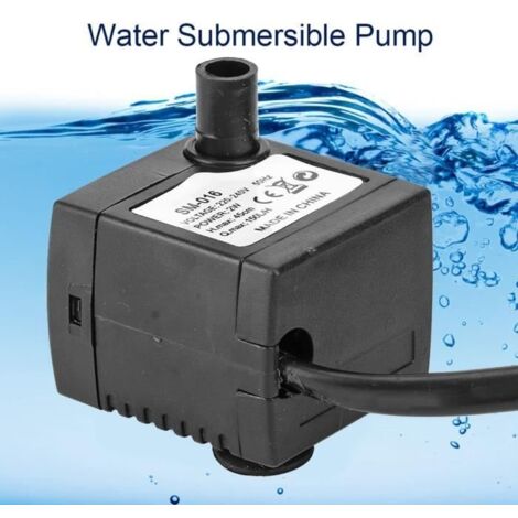Mini pompe à eau submersible ultra silencieuse pour fontaine de bassin ou aquarium (1/4)