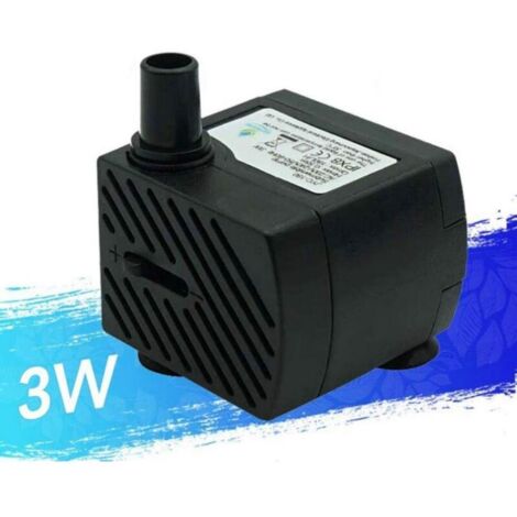 Pompe à eau multifonctionnelle, mini pompe à eau submersible pour aquarium et fontaine - 3 W, 1 pièce (1/4)