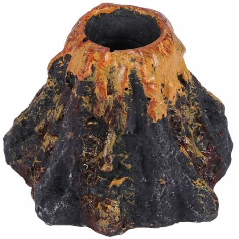 Décoration d'aquarium en forme de volcan, pompe à oxygène, bulles d'air, alimentation pour aquarium, jouet, décoration (1/5)