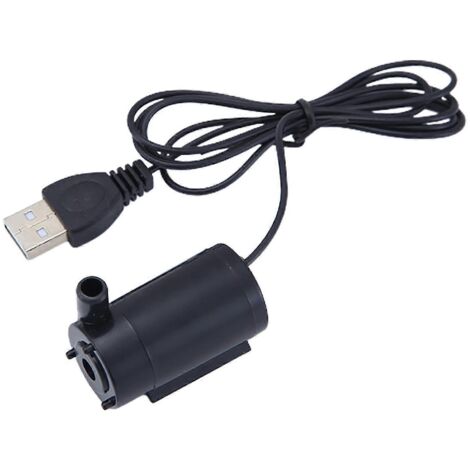 Pompe à eau miniature USB basse tension, polyvalente et compacte. (1/5)