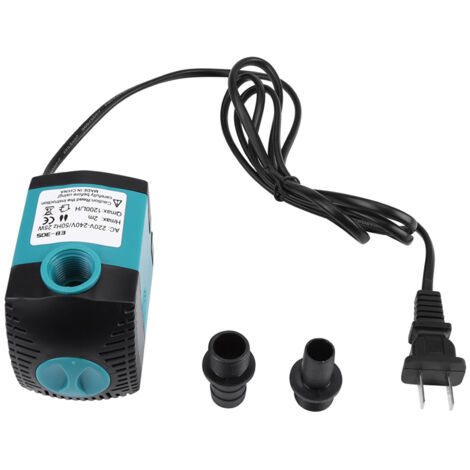 Pompe à eau submersible silencieuse de 25 W pour bassin, aquarium et fontaine (1/5)