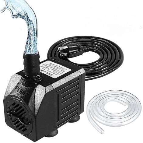 Pompe à eau submersible 150 GPH - Pompe silencieuse pour fontaine avec tuyau (1/4)