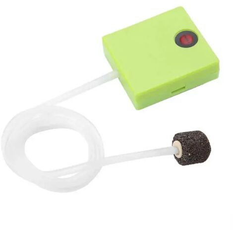 Mini pompe à air portable pour aquariums, pompe à oxygène pour aquariums d'eau douce, accessoires compatibles (1/5)