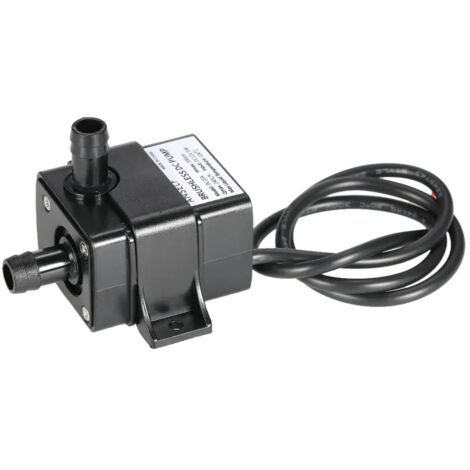 Mini pompe à eau/huile sans balais DC12V ultra-silencieuse, étanche et submersible, pour fontaines et aquariums. Débit : 240 l/h, puissance : 5 W, hauteur de refoulement : 3 m, température de fonction (1/5)