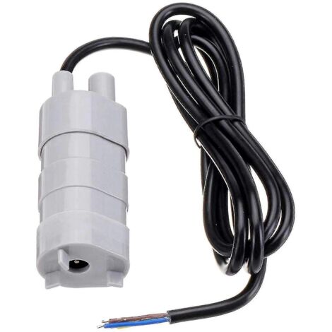 Pompe à eau submersible miniature 12 V CC 1,2 A, 5 m, débit 14 l/min, 600 l/h, compatible 6-15 V (1/4)