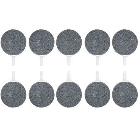 Lot de 10 pierres à air pour aquarium, pierres à bulles, plaques à oxygène pour aquarium hydroponique (1/5)