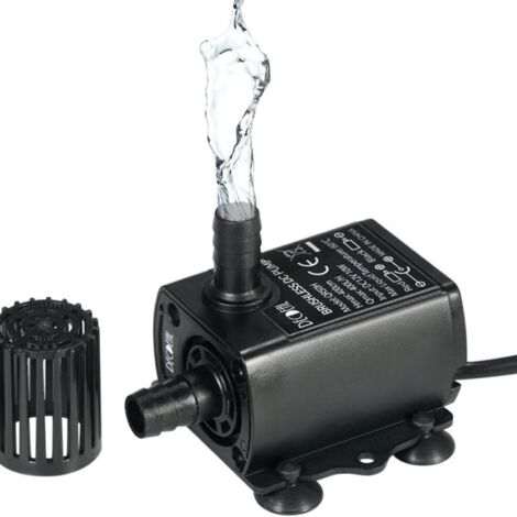 Pompe à eau mini sans balais ultra silencieuse 12 V CC 5 W, étanche et submersible pour fontaine (1/5)
