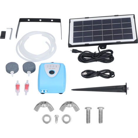 Oxygénateur solaire pour eau, pompe à air silencieuse, aérateur de bassin AP008 3,5 W 3,0–4,25 V (1/5)