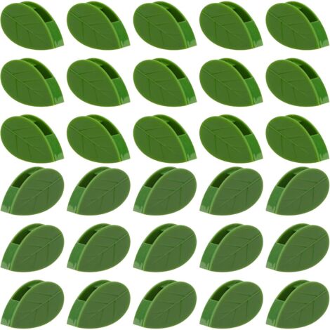 Lot de 30 fixations murales auto-adhésives pour plantes grimpantes, support invisible en forme de feuille pour plantes grimpantes (1/5)