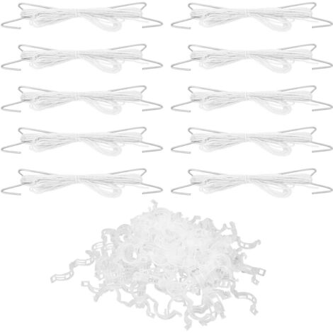 Lot de 10 tuteurs en fer blanc pour tomates grimpantes, avec 10 mètres de ficelle pour éviter qu'elles ne se pincent ou ne tombent. (1/5)