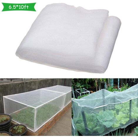 Filet de jardin transparent de protection contre les animaux pour la protection des légumes, filet de jardin respirant ultra-fin de 2 x 5 m, idéal pour les travaux manuels. (1/5)