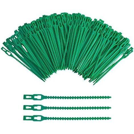 200 attaches torsadées réglables de 13 cm pour plantes de jardin, attaches flexibles pour câbles de plantes (1/5)