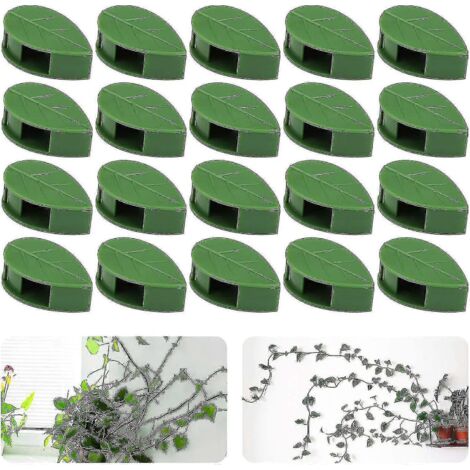50 clips de fixation murale pour plantes grimpantes, clips invisibles et auto-adhésifs compatibles avec les fixations par fil - Sy (1/5)