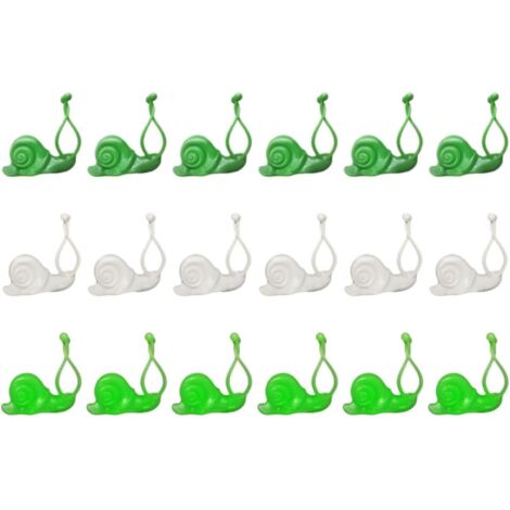 Lot de 30 fixations murales auto-adhésives pour plantes grimpantes, clips de jardin pour câbles et fils électriques, sans outil. (1/5)