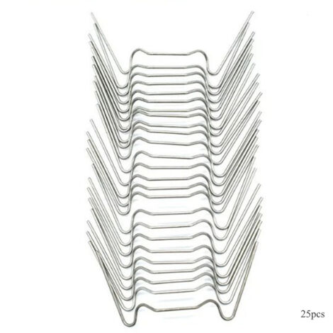25/50 pinces de type W/Z pour serre, fixations durables pour vitres de serre, outils pour vitrerie de serre (1/5)