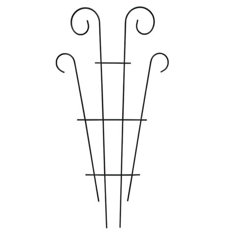 Mini support en fer à repasser à faire soi-même pour plantes en pot, treillis de jardin pour plantes grimpantes (1/5)