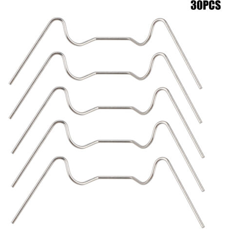 30 ou 120 clips de fixation pour vitre de serre en acier inoxydable, type W, clou de jardin en acier inoxydable 304 Z (1/5)
