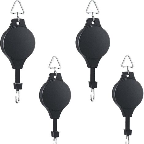 Panier de jardin extensible et réglable en nylon PET, capacité de charge de 15 kg (1/4)
