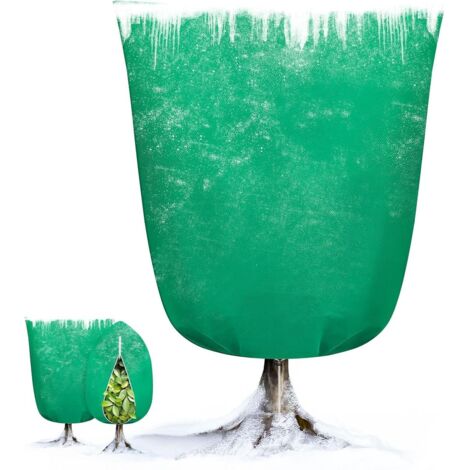 Protection pour plantes - 1 pièce - 140 x 200 cm - Protection contre le gel - Protection hivernale - Sac pour plantes en pot (1/5)