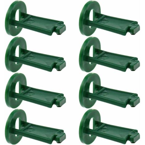 Ensemble de 50 clips de suspension pour pots de fleurs et plantes, idéal pour les serres et autres espaces de jardin. Accessoires et outils de suspension pour serres. (1/5)