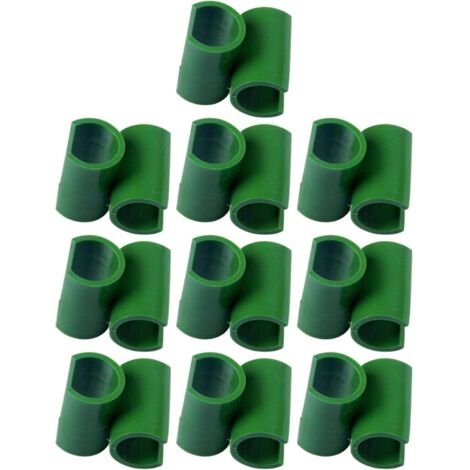 (16 mm) Lot de 10 clips pour plantes de jardin, serre, treillis en rotin croisé (1/5)