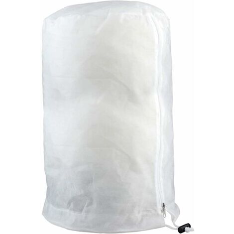 Voile d'hivernage Bitar pour plantes 140×200cm blanche, avec fermeture éclair, idéale pour les tomates et autres plantes potagères. (1/5)