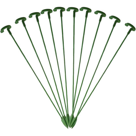 Support spécial pour inflorescence de plantes succulentes Phalaenopsis, support pour plantes en pot, tuteur, fixation anti-affaissement, support de protection des feuilles (10 pièces 17 cm) (1/5)