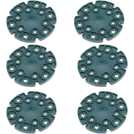 Ensemble de 6 supports en bambou – Accessoires de jardin pour plantes grimpantes (pois, haricots, pois de senteur, tomates, concombres) (1/5)
