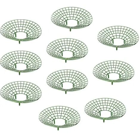 Lot de 10 supports pour fraisiers grimpants, treillis, support pour balcon ou jardin. (1/5)