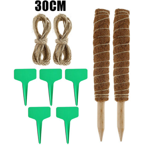 Tuteur réutilisable pour plantes grimpantes, avec corde et étiquettes, idéal pour balcon, jardin ou cour. (1/5)