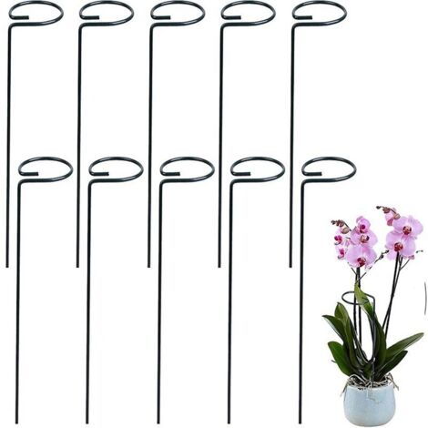 Lot de 50 tuteurs verts pour plantes, 38 cm, pour le jardin (1/5)