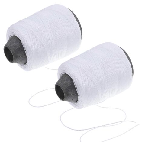 [RM] 2 rouleaux de corde en nylon haute résistance pour la construction, la maçonnerie et le jardinage, pour des projets intérieurs et extérieurs (1/5)