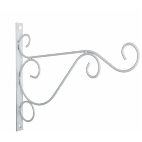 Support pour plantes suspendues, 30 x 21 cm, étagère murale blanche pour jardin, fleurs, à fixer au mur. LYLM (1/5)