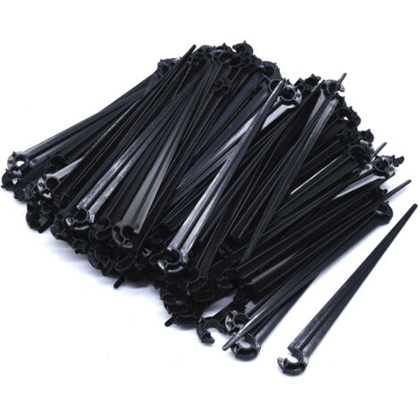 100 accessoires d'irrigation goutte à goutte à micro-aspersion, support de sol pour capillaire 4/7 mm, support de type C, support de jardin, support sur poteau fixe (1/5)