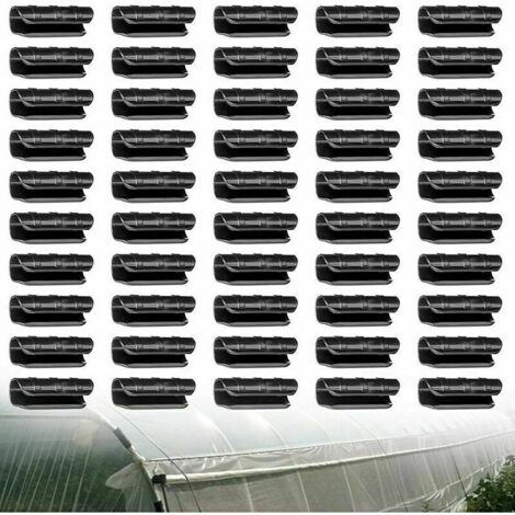 Colliers de serrage Dontodent pour tuyaux, tubes et films de serre - 50 pièces -- Colliers pour bâtiments et jardin (1/5)
