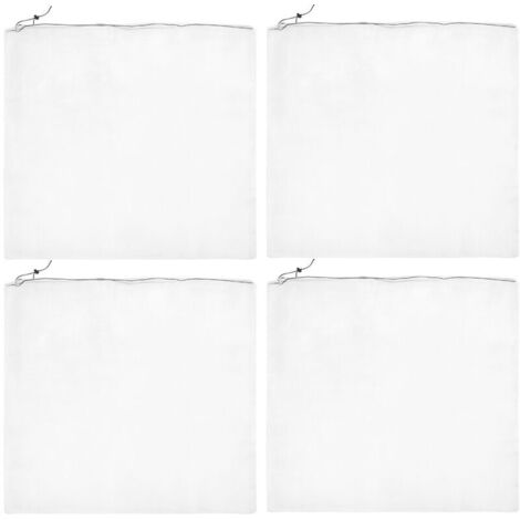 Lot de 4 sacs de protection en filet pour jeunes plants de légumes et arbres fruitiers, accessoires de jardin et de serre, 75 x 80 cm (1/5)