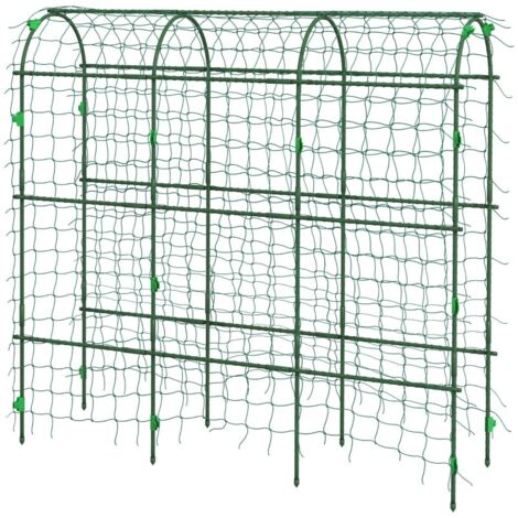 Arche anti-oiseaux Rootz grand format - Arche d'escalade - Treillis de jardin - Montage facile - Acier durable - 43 cm x 182 cm x 183 cm (1/5)