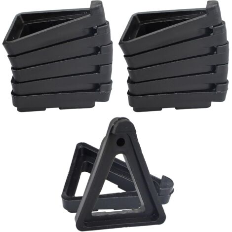 Lot de 24 pieds de pot de fleurs invisibles triangulaires pour l'intérieur (1/5)