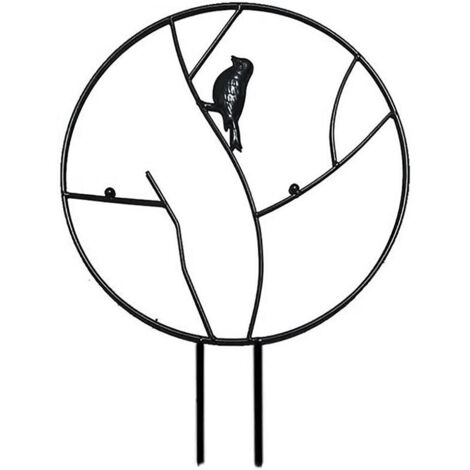 Lot de 2 supports pour plantes grimpantes, supports métalliques pour plantes grimpantes, supports pour pots de fleurs (1/5)