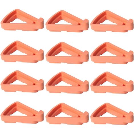 Lot de 24 supports invisibles pour pots de fleurs, en forme de triangle ou de larme, pour plantes. (1/5)