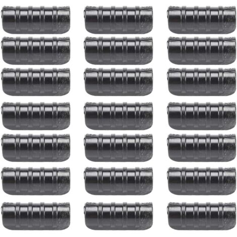 Kit de 50 tubes et pinces de fixation pour film plastique noir de serre (20 mm) (1/5)