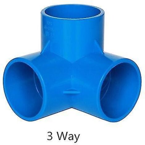 Raccords de tuyau PVC 3, 4, 5 ou 6 voies, répartiteur 20-50 mm, adaptateur pour tuyau d'arrosage, bricolage, joint d'étagère 50 mm (1/5)
