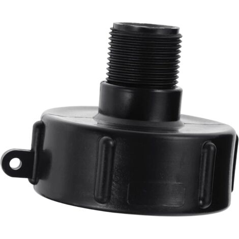 Adaptateur de réservoir, filetage grossier à fin, connecteur de tuyau d'eau en plastique, sans danger pour les réservoirs (1/5)