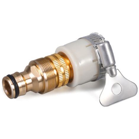 Raccord universel pour robinet de cuisine, mitigeur, adaptateur pour tuyau d'arrosage (1/5)